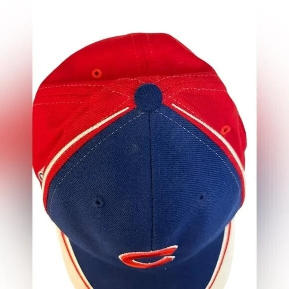 VTG Y2K CHICAGO‎ CUBS Strapback Hat Twins Enterprise MLB Genuine Merch OS